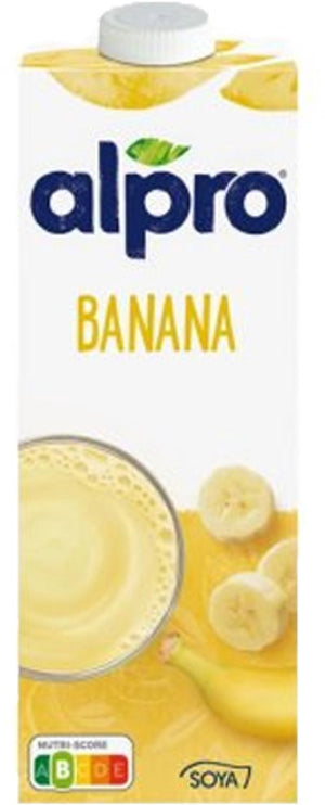 Alpro sojadrink banaan – plantaardig lactosevrij – 4 x 1l