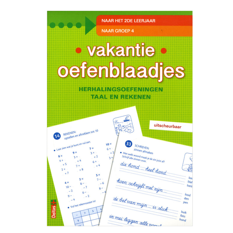 ギャラリービューアに画像をロードする, Deltas vakantie oefenblaadjes naar groep 4
