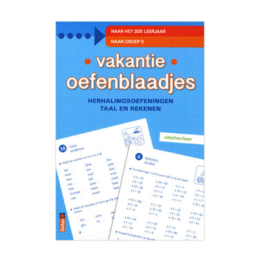 Deltas vakantie oefenblaadjes naar groep 5 herhalingsoefeningen t