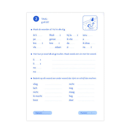 Deltas vakantie oefenblaadjes naar groep 5 herhalingsoefeningen t