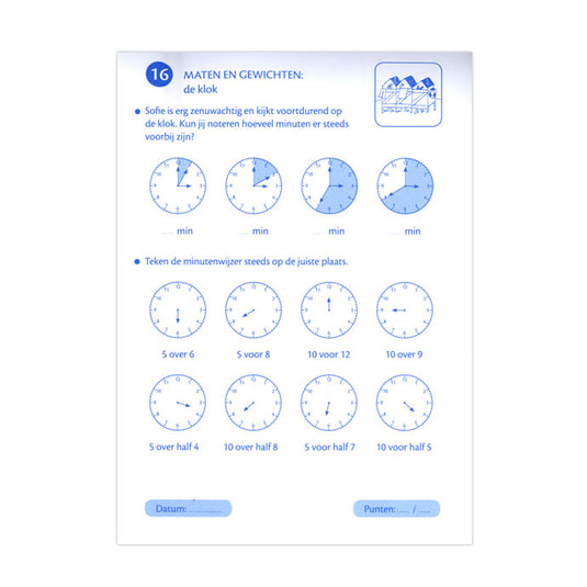 Deltas vakantie oefenblaadjes herhalingsoefeningen taal en rekenen