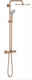 Grohe euphoria xxl 310 douchesysteem - regendouche - ø 31cm - met thermostaatkraan - geborsteld warm sunset (mat brons)