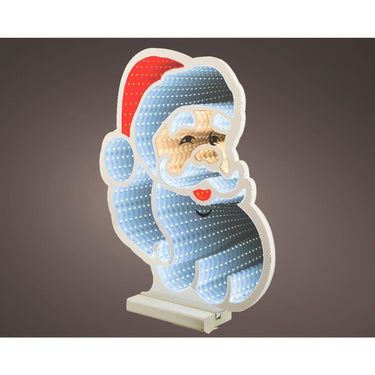 Lumineo infinity lights kerstman 28x30x30cm multikleur<br> <br> <br>