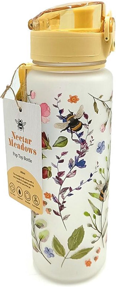 Puckator the nectar meadows bij bij pop top 600ml breukbestendige drinkfles