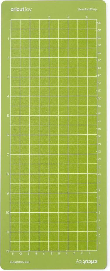 Cricut - joy standard grip mat - 11,4 x 30,5cm - donkergroen