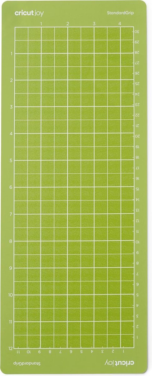 Cricut - joy standard grip mat - 11,4 x 30,5cm - donkergroen