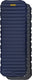 Abbey camp opblaasbare slaapmaat - 195 x 70 x 9 cm - blauw grijs