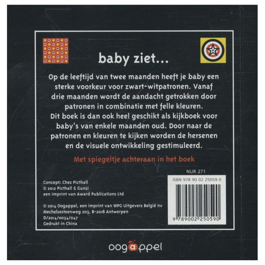 Centraal boekhuis kijkboek met spiegeltje (0-6 maanden)