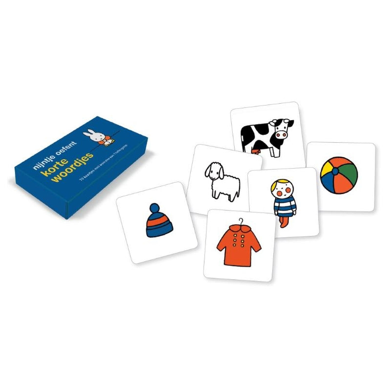 Load image into Gallery viewer, Centraal boekhuis oefenkaartjes nijntje oefent korte woordjes
