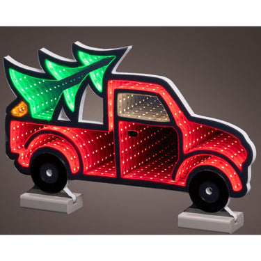Lumineo infinity lights pick-up met kerstboom led 1,3x40x24,5cm. 3 meter
