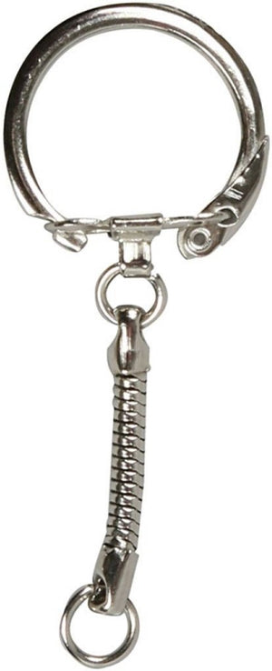 Creativ company sleutelhanger met ketting, 25st.