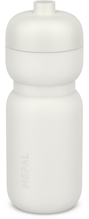Mepal bidon squeeze sport - 600 ml - knijp en drink - lekdicht ventiel - vaatwasmachinebestendig - drinkflessen - ceramic white