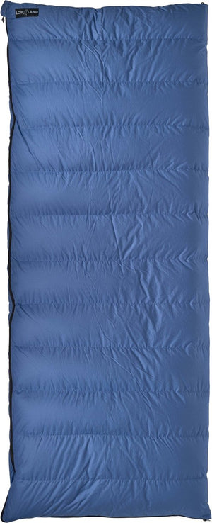 Lowland outdoor donzen slaapzak - cc 1 - 200 x 80 cm - 1725 gr - 0°c - katoen