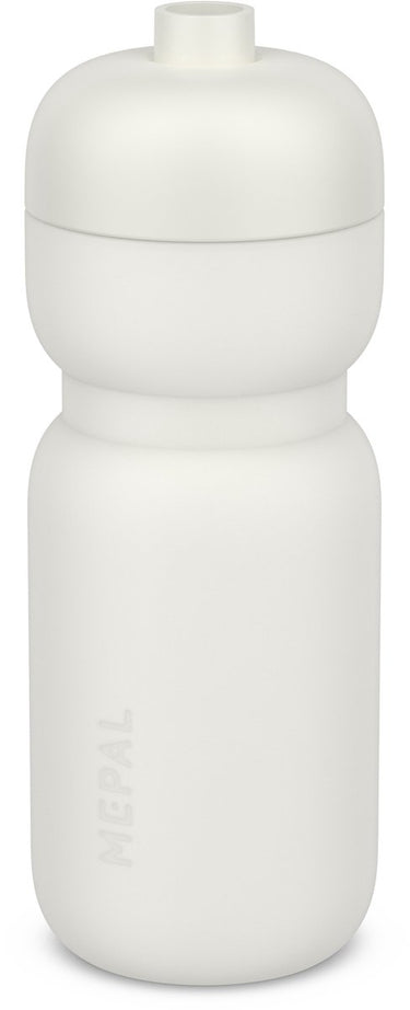 Mepal bidon squeeze sport - 600 ml - knijp en drink - lekdicht ventiel - vaatwasmachinebestendig - drinkflessen - ceramic white