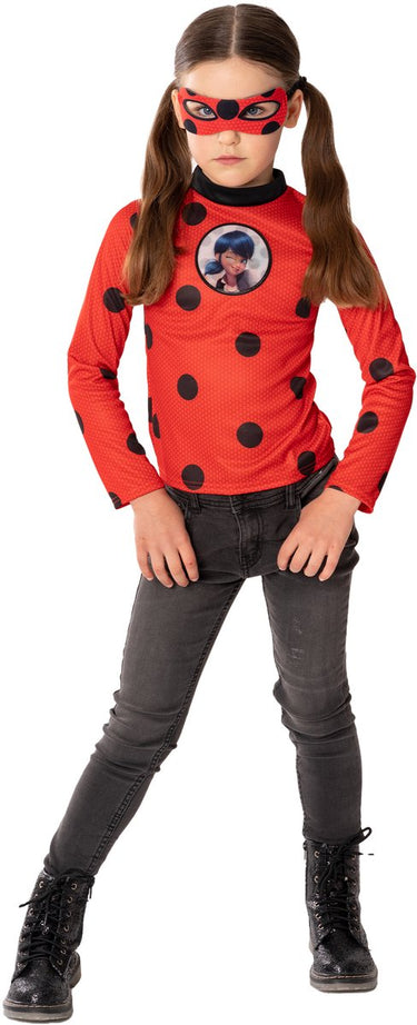 Rubies miraculous ladybug set kinderkostuum - - maat one size