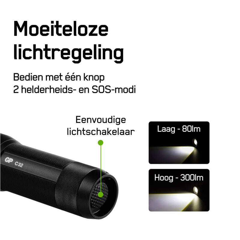 Load image into Gallery viewer, Gp zaklamp 3x aaa 300 lumen

