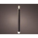 Lumineo led dinerkaarsset wax grijs 2-delig ã˜2,2xh24,5cm warm wit