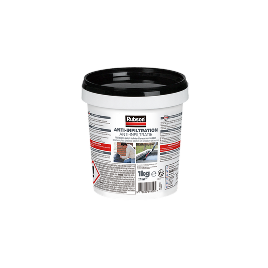 Rubson 1009516 - anti-infiltratie zwart 1kg | 4 stuks