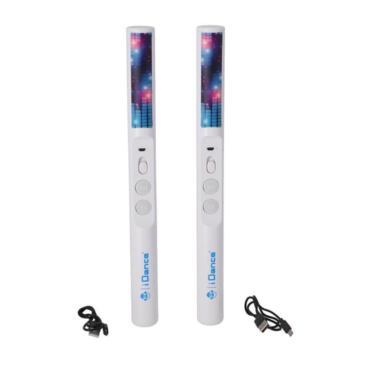 Idance air drums + licht wit
