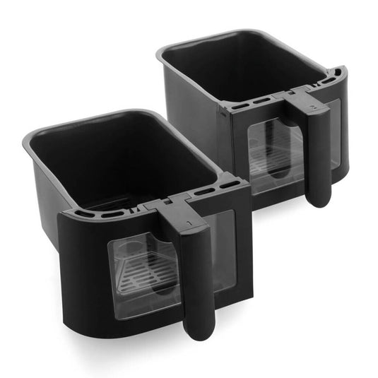 Greenpan bistro airfryer 2x4l 3000 watt zwart