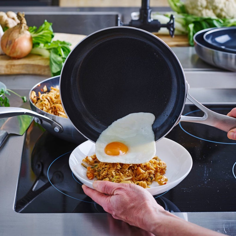 Load image into Gallery viewer, Greenpan geneva koekenpan 24 cm rvs
