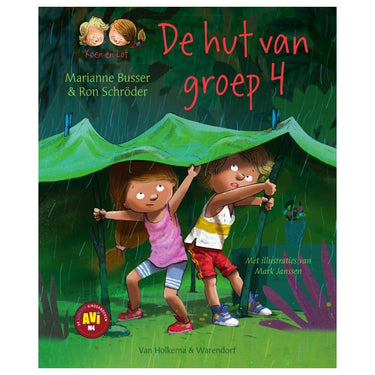 Centraal boekhuis de hut van groep 4 - avi-m4
