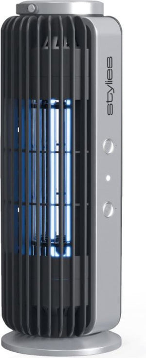 Stylies muggenvanger auriga - elektrische insectenval muggenval muggenlamp - uv licht - 8w - ophangsysteem - indoor + outdoor