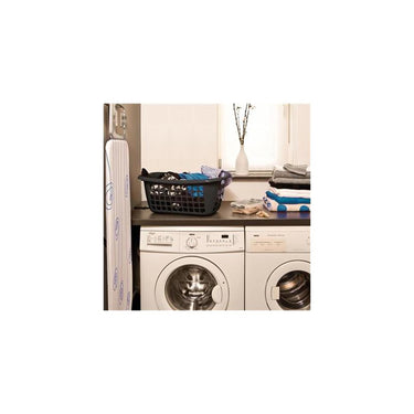 Sunware basic wasmand zwart 55x38x22.5cm ca45 liter