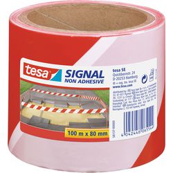 Tesa afzetlint 58137-00000 rood, wit