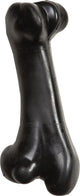 Flamingo hondenspeelgoed rubber gladiator been - zwart - 15 x 6.5 x 5 cm