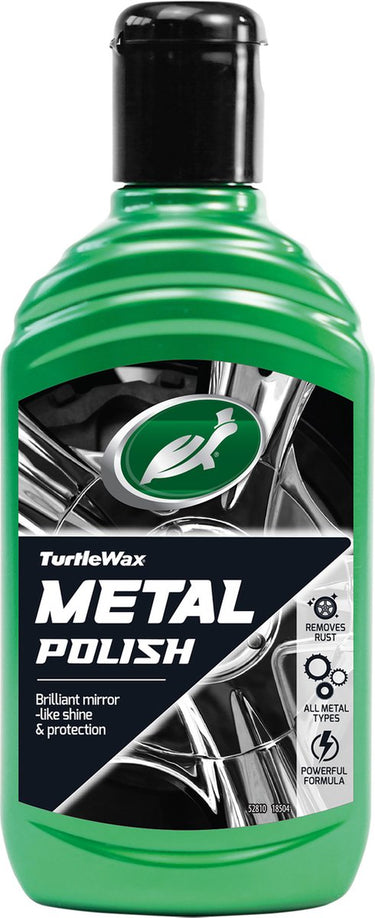 Turtle wax gl metal polish - de alles in één oplossing voor alle metalen oppervlakken - verwijdert oxidatie en vuil - herstelt metalen en chroomoppervlakken - brengt een beschermende laag aan - 300ml