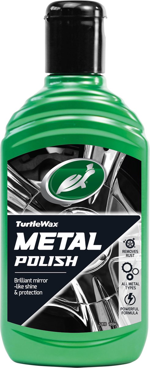Turtle wax gl metal polish - de alles in één oplossing voor alle metalen oppervlakken - verwijdert oxidatie en vuil - herstelt metalen en chroomoppervlakken - brengt een beschermende laag aan - 300ml