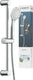Schütte napoli doucheset met handdouche - 60 cm glijstang - 3 standen - chroom