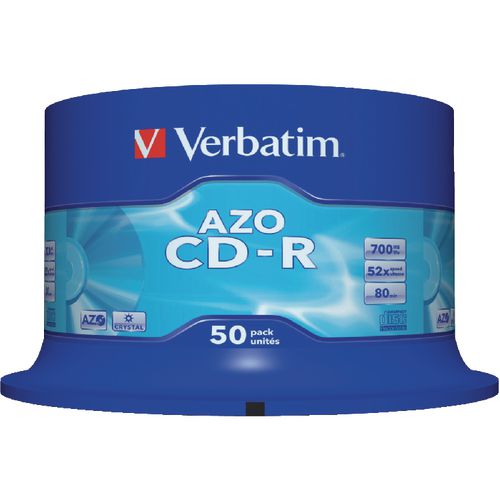 Cd-r verbatim datalifeplus 52x 700 mb