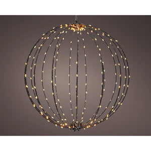 Lumineo micro led bal frame met 240 lamps voor buiten op stekker dia.38cm