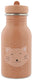 Trixie drinkfles - mrs. cat - rvs waterfles voor kinderen - 350ml - lekvrije fles - roze - kat