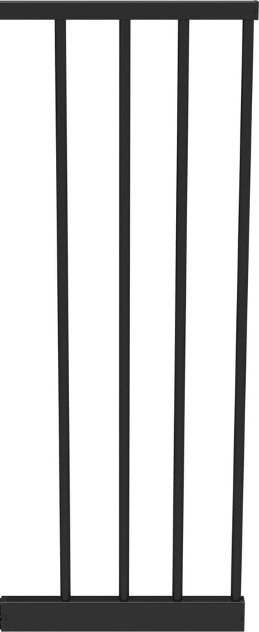 Noma verlengstuk traphekje easy pressure fit 28 cm metaal zwart 93834