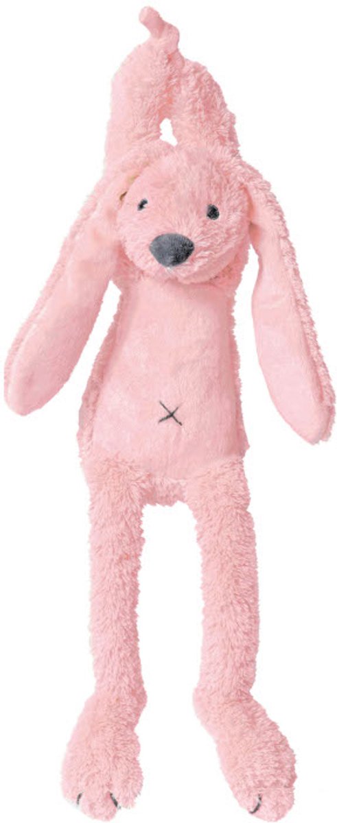 Happy horse konijn richie muziekknuffel - roze - baby cadeau