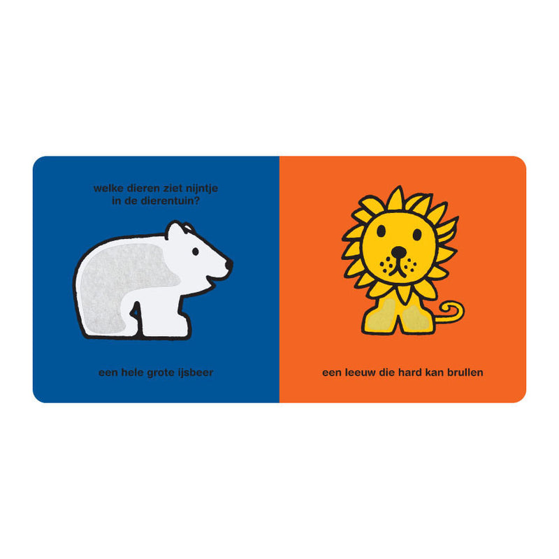 Load image into Gallery viewer, Centraal boekhuis voelboek, met nijntje naar de dierentuin
