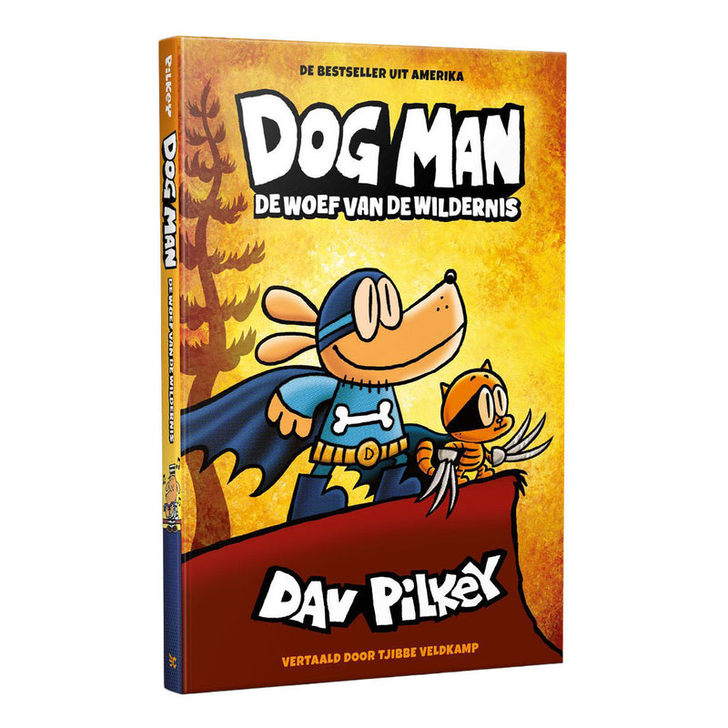 ギャラリービューアに画像をロードする, Centraal boekhuis dog man 6: de woef van de wildernis. 7+
