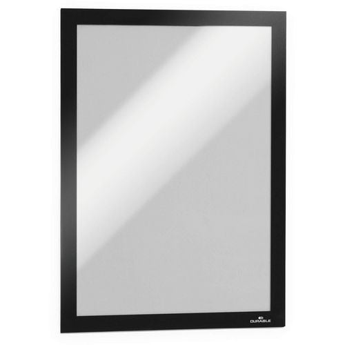 Durable duraframe 487201 a4 325x250mm zwart zelfklevend