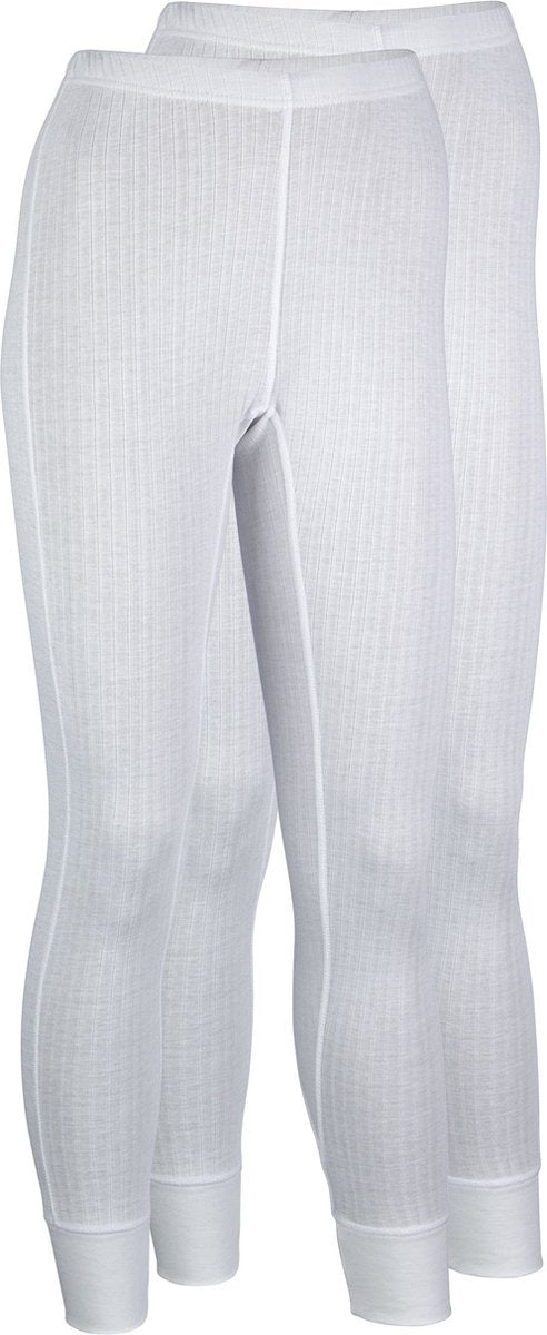 Avento thermobroek vrouwen - 2-pack - wit - maat 44