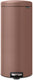 Brabantia newicon prullenbak - 30 liter - satin taupe
