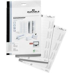 Naamkaartje durable a4 17x67m 600 stuks