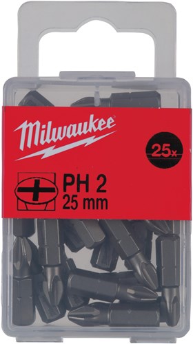 Load image into Gallery viewer, Milwaukee accessoires schroefbit ph 2, 25 mm | 25 stuks - 4932399587
