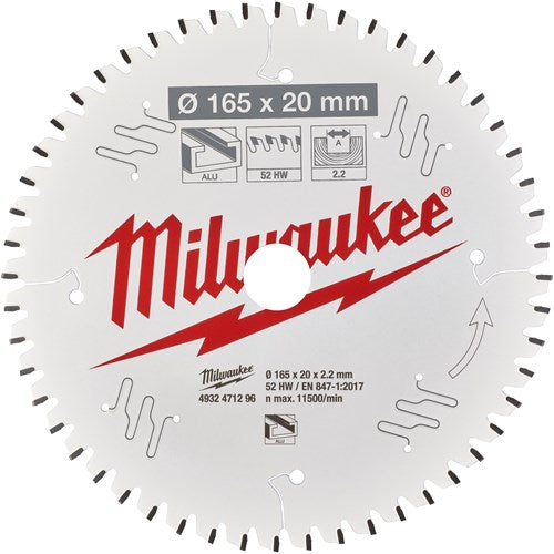 Chargez l'image dans la visionneuse de la galerie, Milwaukee accessoires cirkelzaagblad p alu165x20x2,2x52tf neg. - 4932471296
