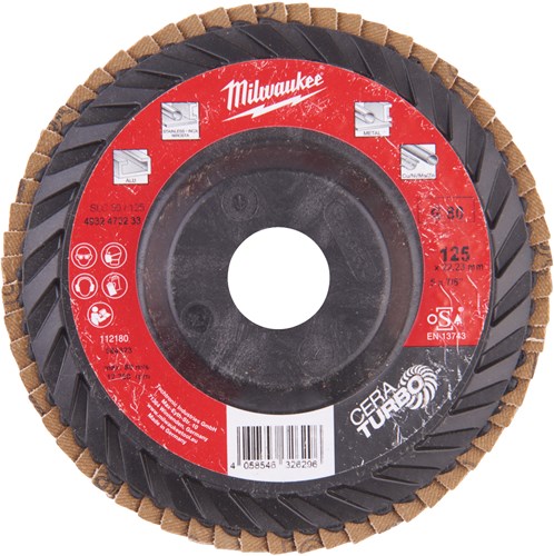 Load image into Gallery viewer, Milwaukee accessoires lamellen schuurschijf slc50 125 g80 - 10 stuks - 4932472233
