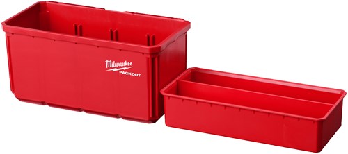 Load image into Gallery viewer, Milwaukee accessoires packout 10x20 cm bakjes (2 stuks) - 4932480699
