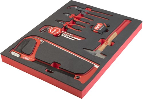 Load image into Gallery viewer, Milwaukee accessoires foam inlay met diverse handtools (15-delig) - 4932493257
