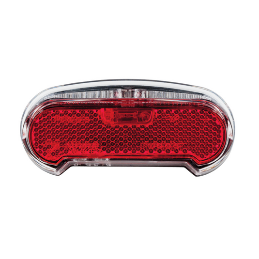 AXA Riff Battery - Fiets Achterlicht - LED Fietsverlichting op Batterij - Auto on off systeem - 50-80 mm - Rood